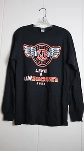Reo Speed Wagon Live and Unzoomed 2022 Long Sleeve Black Tee Shirt Medium - Picture 1 of 4