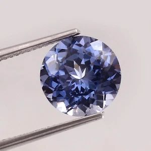 AAA feine Qualität natürlicher Ceylon blauer Saphir lose rund Edelsteinschliff 10x10 mm - Bild 1 von 4
