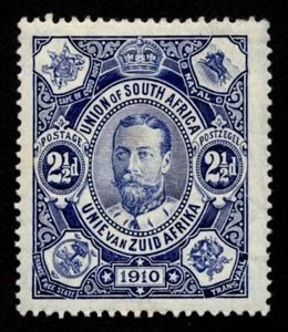 South Africa 1910 SG1 2 1/2d deep blue LH Mint - Picture 1 of 2