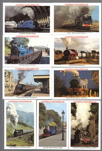 TARJETAS DE CIGARRILLOS. Cigarros Castella... FERROCARRILES DE VAPOR BRITÁNICOS. (1998). (Juego de 30) - Imagen 1 de 1