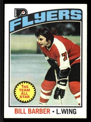 1976-77 Topps Bill Barber (HOF) #178 - Philadelphia Flyers - NM+ - Image 1 of 2