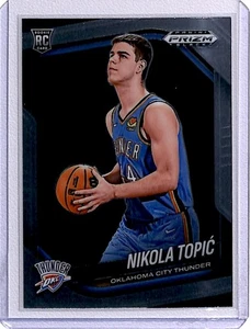 2024-25 Prizm Black Base Nikola Topic RC Oklahoma City Thunder #205 - Picture 1 of 2