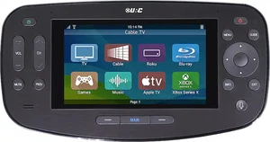 URC MX-4000 Touchscreen Universal Fernbedienung mit Mikrofon Sprachsteuerung - Bild 1 von 2