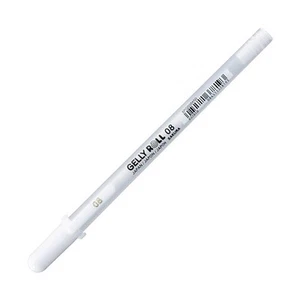Bolígrafo de gel Sakura Gelly Roll - blanco mediano 0,8 mm - Imagen 1 de 2