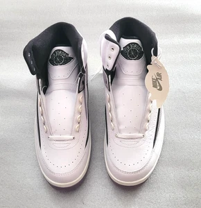 NIB Nike Air Jordan 2 Retro Python High-Top "White/Fire" Men's Shoes US13 UK12 - Picture 1 of 23