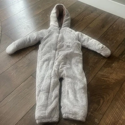 Traje de cochecito de oso de peluche gris camello de piel sintética de una pieza para bebé Koala talla 18-24 meses Foto 1 de 4