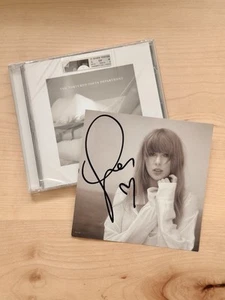 Taylor Swift The Tortured Poets Department CD With Hand Signed Photo & Heart ❤️ - Picture 1 of 2