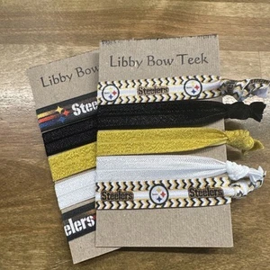 5er Set Pittsburgh Steelers Haargummis Steelers Haargummis elastische Haargummis - Bild 1 von 3