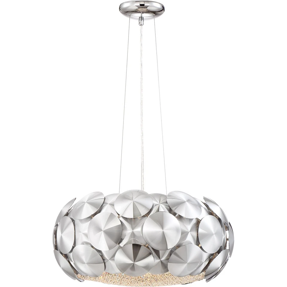 Candelabro Zeev Lighting CD10186/6/CH CAIXA ABERTA coroa cromado com cristal - Imagem 1 de 1