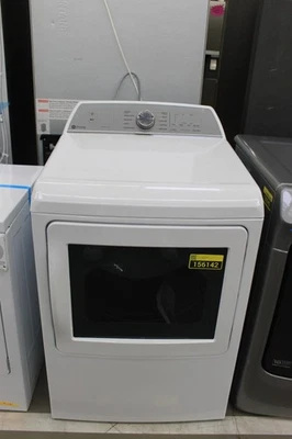 GE Profile PTD60EBSRWS 27" White Front Load Electric Dryer #156142 - Image 1 of 4