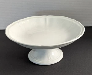 RARO Richard Ginori 1735 Antico Doccia Piedistallo Bianco Portafrutta 8,5" X 3,75" - Foto 1 di 12