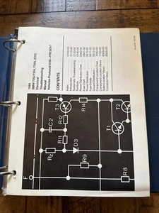 1989 BMW E32 735i 735iL 750iL Electrical Troubleshooting Manual ETM 89 Binder - Bild 1 von 7