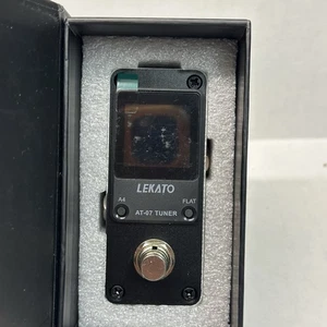 LEKATO AT-07 Single Tuner Pitch Guitar Effect Pedal DC 9V - Picture 1 of 2