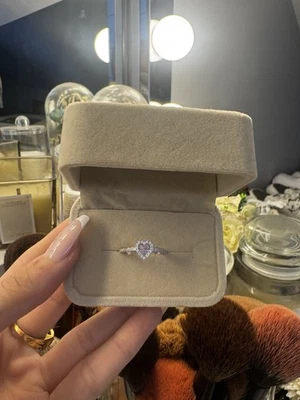 925 Sterling Silver Ring with Cubic Zirconia - All Sizes Available UK Seller - Image 1 of 3