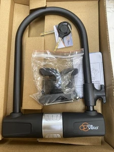 Via Velo Schwerlast Fahrrad Bügelschloss. Lieferung mit 2 Schlüsseln und 1 Fahrradhalterung Versand kostenlos. - Bild 1 von 3