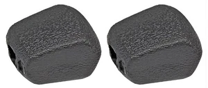 GTO LEMANS GRAN PREMIO 1970-77 PERILLAS DE AJUSTE DE ASIENTO, NEGRO - Imagen 1 de 1