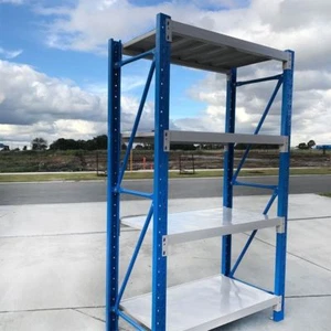 1.2M Length Steel Warehouse Racking Storage Garage Shelving Shelf Metal Shelves - Picture 1 of 13