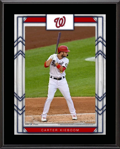 Carter Kieboom Washington Nationals 10.5" x 13" Sublimated Player Plaque Cover