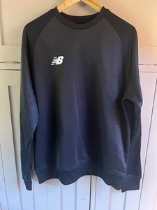 New Balance Essential Felpa Stacked Uomo Nero/Bianco - Medium - Foto 1 di 6