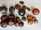 Tans Taupe Brown Shades Vintage Buttons Mixed Styles Colors-SEE ALL PICS!!
