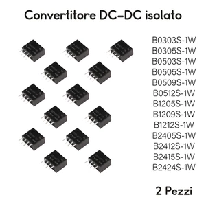 2 PEZZI convertitore DC-DC isolato B0303S B0505S B1205S B1212S B2405S + 1W - Foto 1 di 14