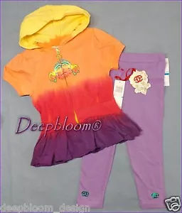 ECKO RED BABY OUTFIT SET DRESS LEGGINGS JACKET HOODED GIRLS 24 MONTHS HIPPIE NEW - Picture 1 of 1