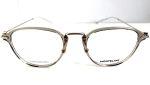 Nuevo montura de gafas Montblanc MB 155O 003 51 mm gris redondo para hombre y mujer Italia - Imagen 1 de 5