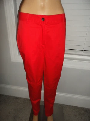 Great Chaps Talla 8 Rojo Chino Estilo Pantalones Tobillo Nuevo Con Etiquetas Mujer Foto 1 de 4