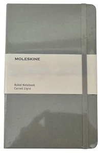 Cuaderno MOLESKINE A5 Gris 160 páginas 154 x 213 mm Blanco Forrado Páginas PVP £17 - Imagen 1 de 3