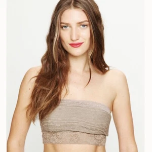 intimately free people NWT Size S Taupe Lace Trim Bandeau - Picture 1 of 9