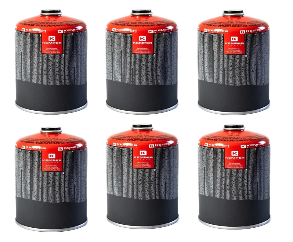 Kemper - Cartuccia di Gas 450g butano propano Miscela 7/16 valvola art. 1126f46
