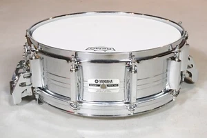Tambor redoblante de acero Yamaha SD-050MD 5X14" 10 tacos vintage años 80 - Imagen 1 de 16