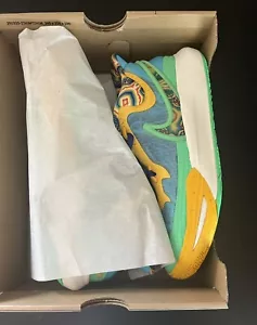 NIB Nike Kyrie 8 GO SESneakers in Baltic Bule/Multi-CIr Size 4.5Y DV3018-400 - Picture 1 of 10