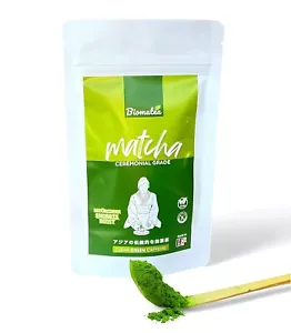 Biomatea Ceremonial Matcha aus Japan, 50g,Premium Matcha Tee Pestizid-Frei Vegan - Bild 1 von 9