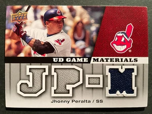 Jhonny PERALTA 2009 Upper Deck Baseball Series 1 UD Game Materials #GM-JP - Picture 1 of 2