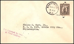 Scott 696 15 Cents Liberty Ward FDC Typed Addressed SCV $120.00 - Picture 1 of 2