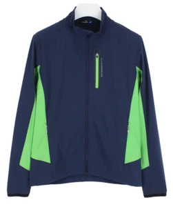 J.Lindeberg Stretch Soft Shell Sweatshirt Herren L Reißverschluss Kragen Blau - Bild 1 von 12