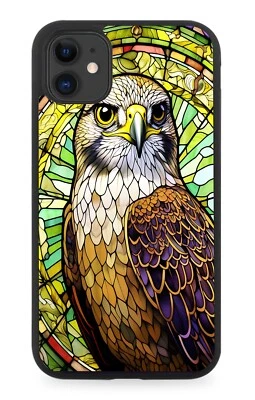 Funda de teléfono de goma halcón peregrino halcones cetrería águila calva águilas pájaro DL87 Foto 1 de 2