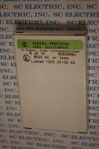 FERRAZ 6JX1 FUSES SO83069J 600V AC OR LESS - Picture 1 of 1