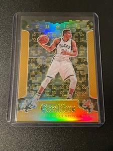 2015-16 panini excalibur crusade giannis antetokounmpo #2 camo