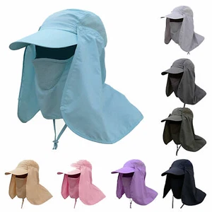 2024 Quality Men Womens Legionnaire Sun Hat Neck Throat Flap Cover UV Protection - Picture 1 of 21