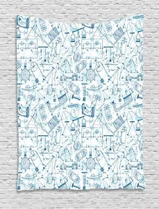 Colorful Sketch Tapestry Wall Hanging Decoration for Room 2 Sizes Available - Picture 1 of 25