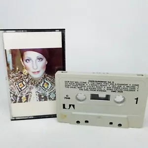 CHER Superpak Vol. II Cassette Tape United Artists Cat. C-7046, 1972 - Bild 1 von 3