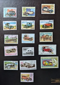 Cars stamps lot of 38 pcs. All different - Picture 1 of 2