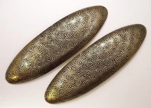 #1974!!SALE!! ANTIKE GOLD SCHNEEFLOCKEN DESIGN SPANGE KOMPONENTE - 2 Stück - Bild 1 von 2