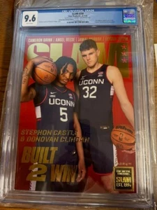 Revista Stephon Castle Donovan Clingan SLAM 2024 EDICIÓN METAL DORADO 250 CGC 9,6 - Imagen 1 de 4