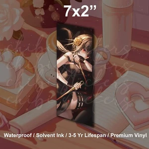 Calcomanía de vinilo impermeable Yor Forger Spy Waifu anime ventana coche peeker - Imagen 1 de 2
