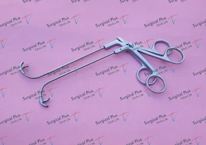 Nasennebenhöhlengreifzange nach oben / unten gebogen Rhinoskopie Pinzette HNO Fess - Bild 1 von 4