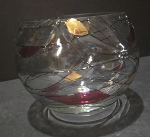 Partylite Calypso Mosaik Muster Teelicht Votivkerzenhalter Schale Retired - Bild 1 von 4