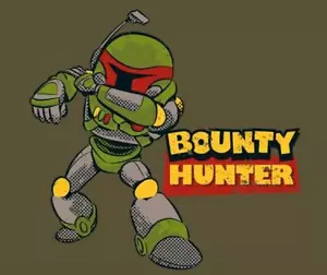 Star Wars Boba Fett als Toy Story Buzz Lightyear Parodie Teefury Damen Shirt RAR - Bild 1 von 2